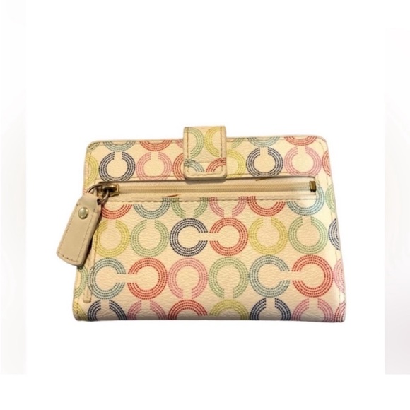 Coach Colorful Pastel Leather Wallet - Picture 3 of 7